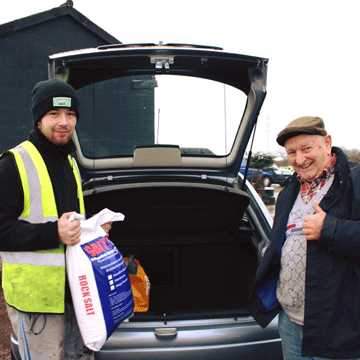 Five Tonnes of Rock Salt Donated to the Vulnerable - Dandy's Topsoil & Landscape Supplies