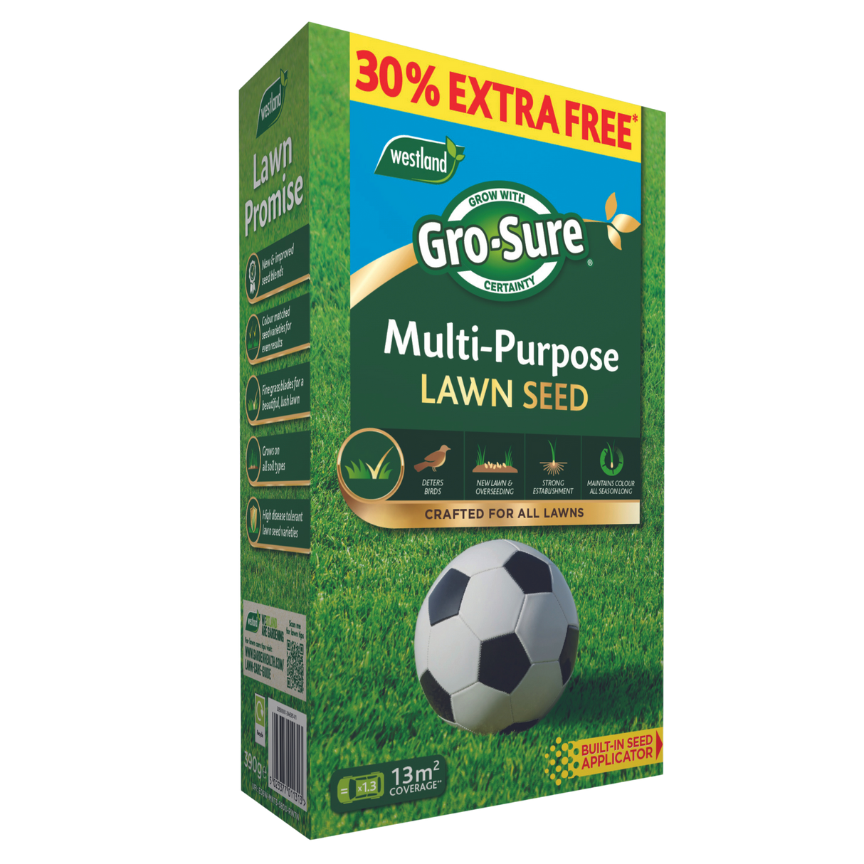 Add-on Multi-Purpose Lawn Grass Seed 13m2 + 30% EXTRA FREE