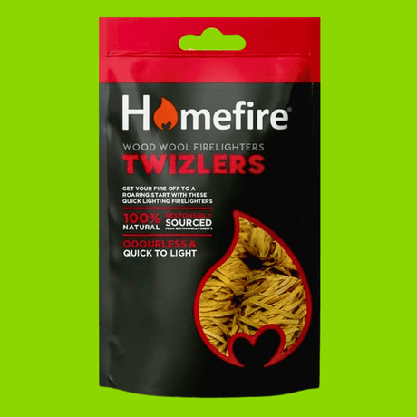 Homefire Natural Wood Wool Firelighters - Dandys Landscape Supplies