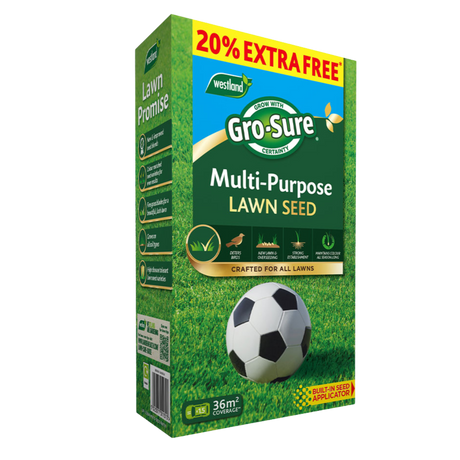 Dandy's | Gro-Sure Multi-Purpose Lawn Grass Seed 30m2 + 20% EXTRA FREE