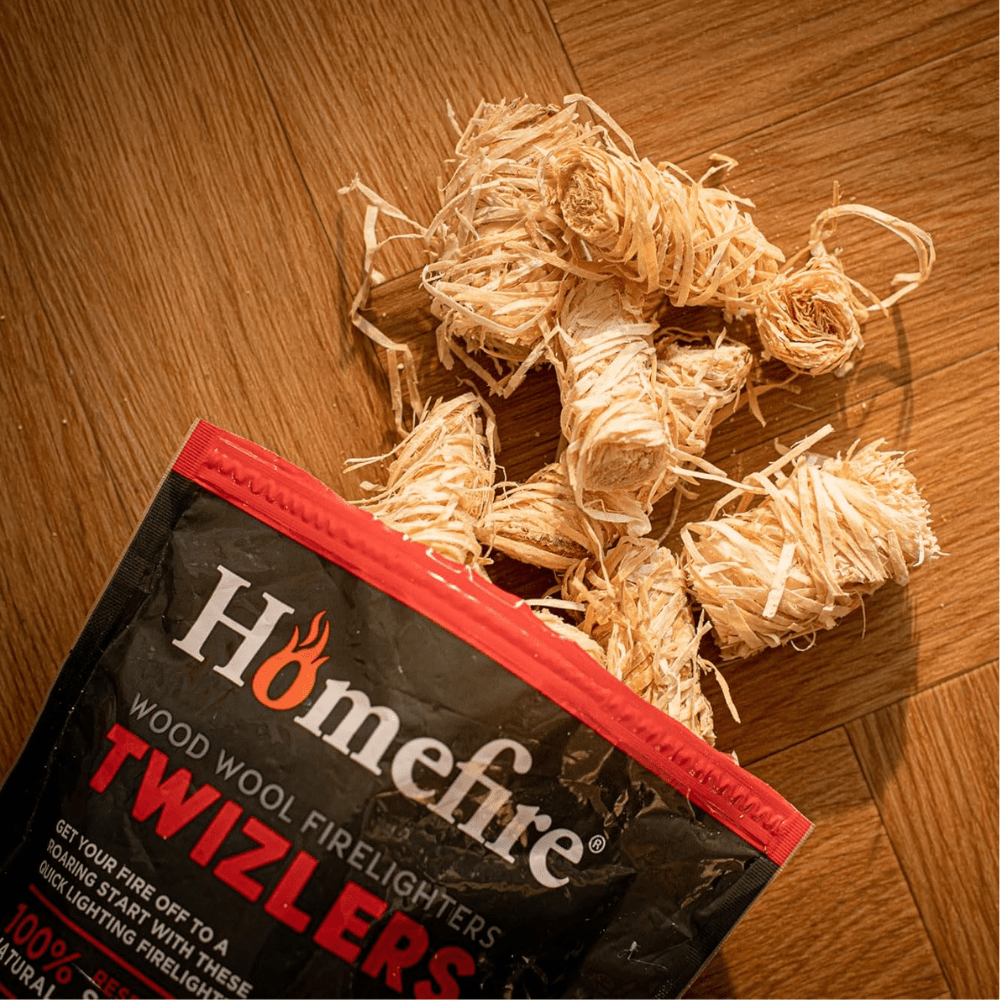 Homefire Natural Wood Wool Firelighters - Dandys Landscape Supplies