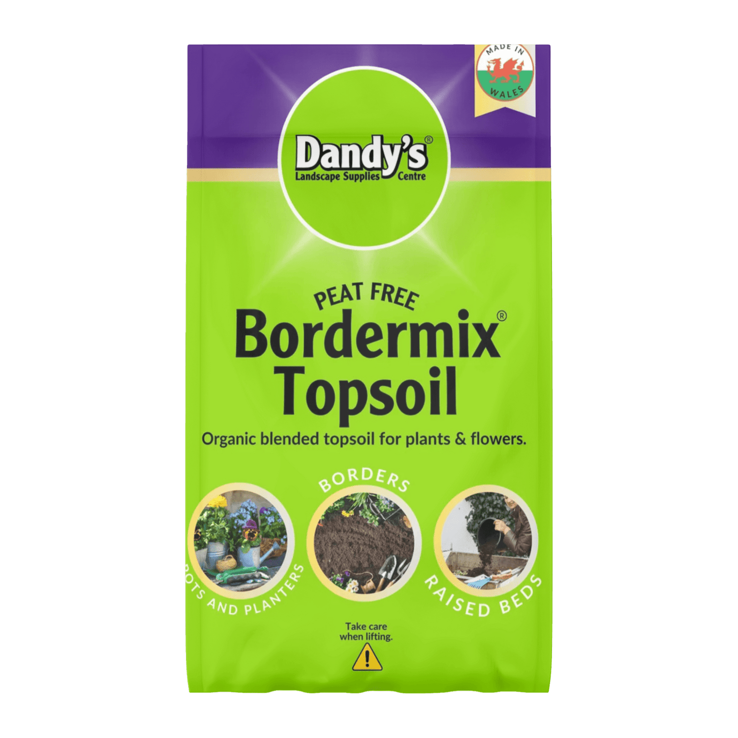 Dandy's Bordermix Topsoil Handy Bags
