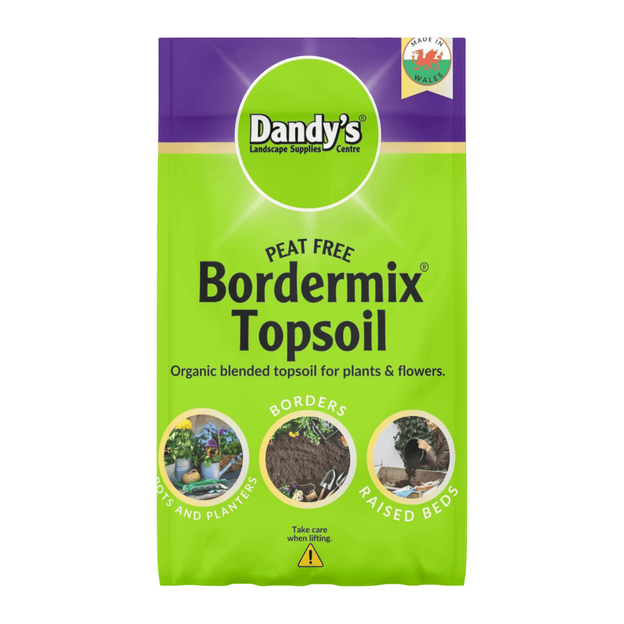 Dandy's Bordermix Topsoil Handy Bags for Click and Collect