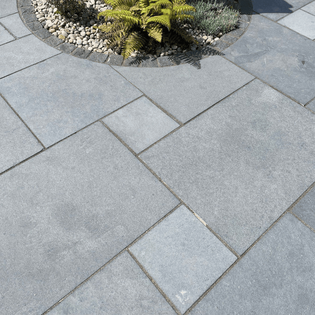 Black Limestone Natural Stone Paving - Dandy's Topsoil & Landscape Supplies
