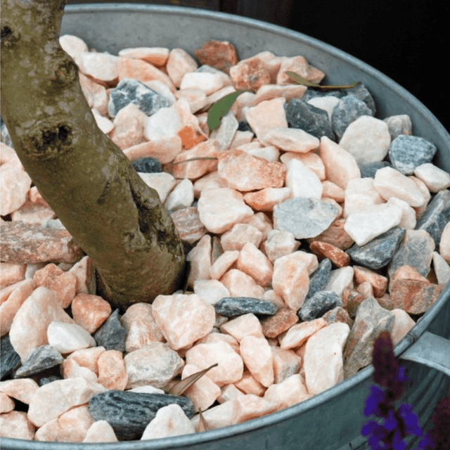 Flamingo Gravel Chippings - Dandy's Topsoil & Landscape Supplies