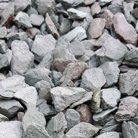 Welsh Green Crushed Slate Chippings 20mm Bulk Bag - Dandy's Topsoil & Landscape Supplies