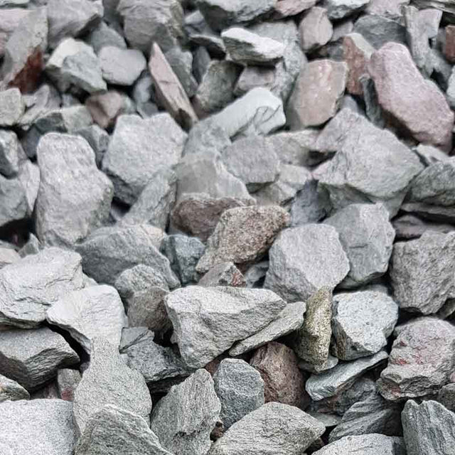 Welsh Green Crushed Slate Chippings 20mm Bulk Bag - Dandy's Topsoil & Landscape Supplies