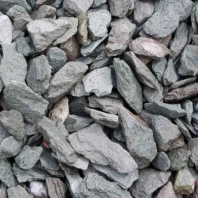 Welsh Green Crushed Slate Chippings 20mm Bulk Bag - Dandy's Topsoil & Landscape Supplies