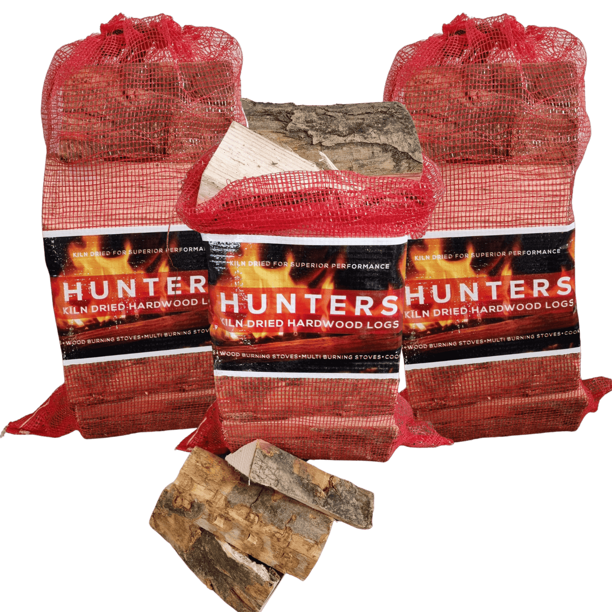 Dandys hardwood kiln dried logs nets offer