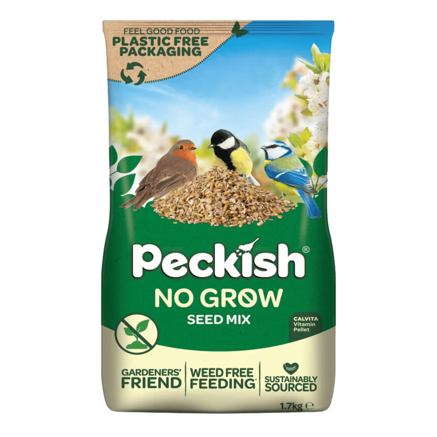Add - on Peckish No Grow Seed Mix 1.7kg - Dandy's Topsoil & Landscape Supplies