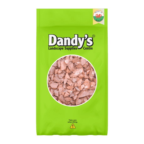 Red Granite Chippings - Dandy's Topsoil & Landscape Supplies