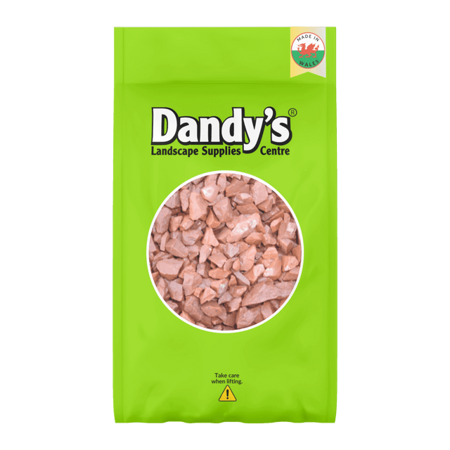 Red Granite Chippings - Dandy's Topsoil & Landscape Supplies