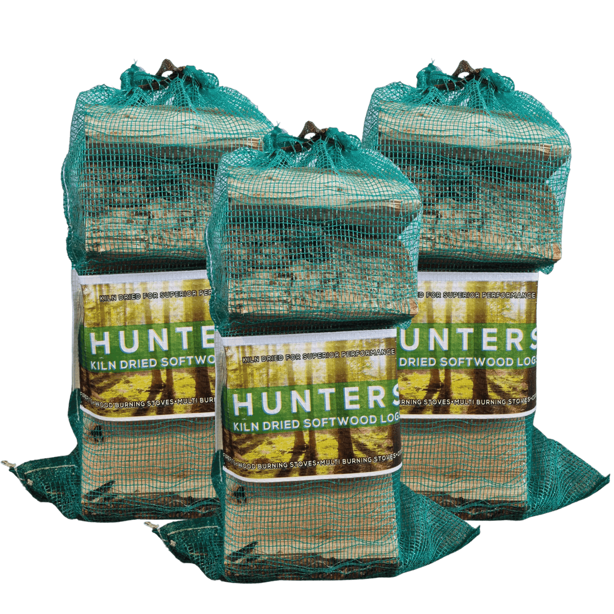 Dandys soft wood kiln dried logs nets offer