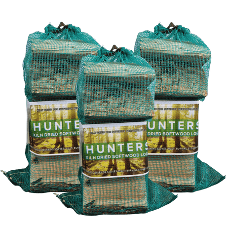 Dandys soft wood kiln dried logs nets offer