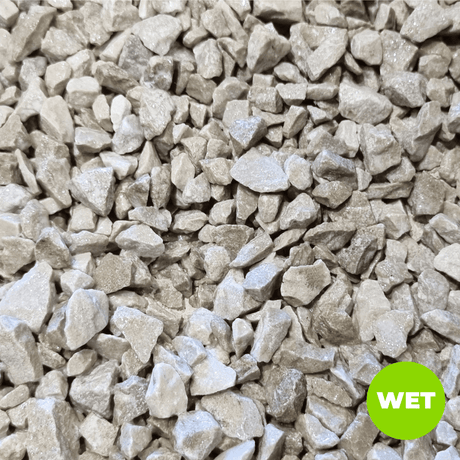 White Grey Limestone Gravel Chippings - Dandy's Topsoil & Landscape Supplies
