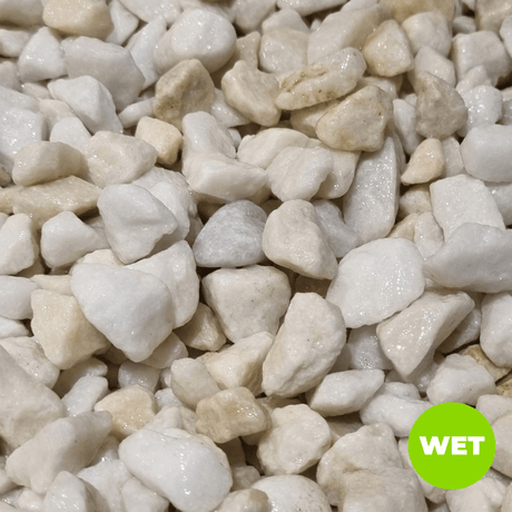 Dandy's Polar White Marble Chippings Bulk Bag