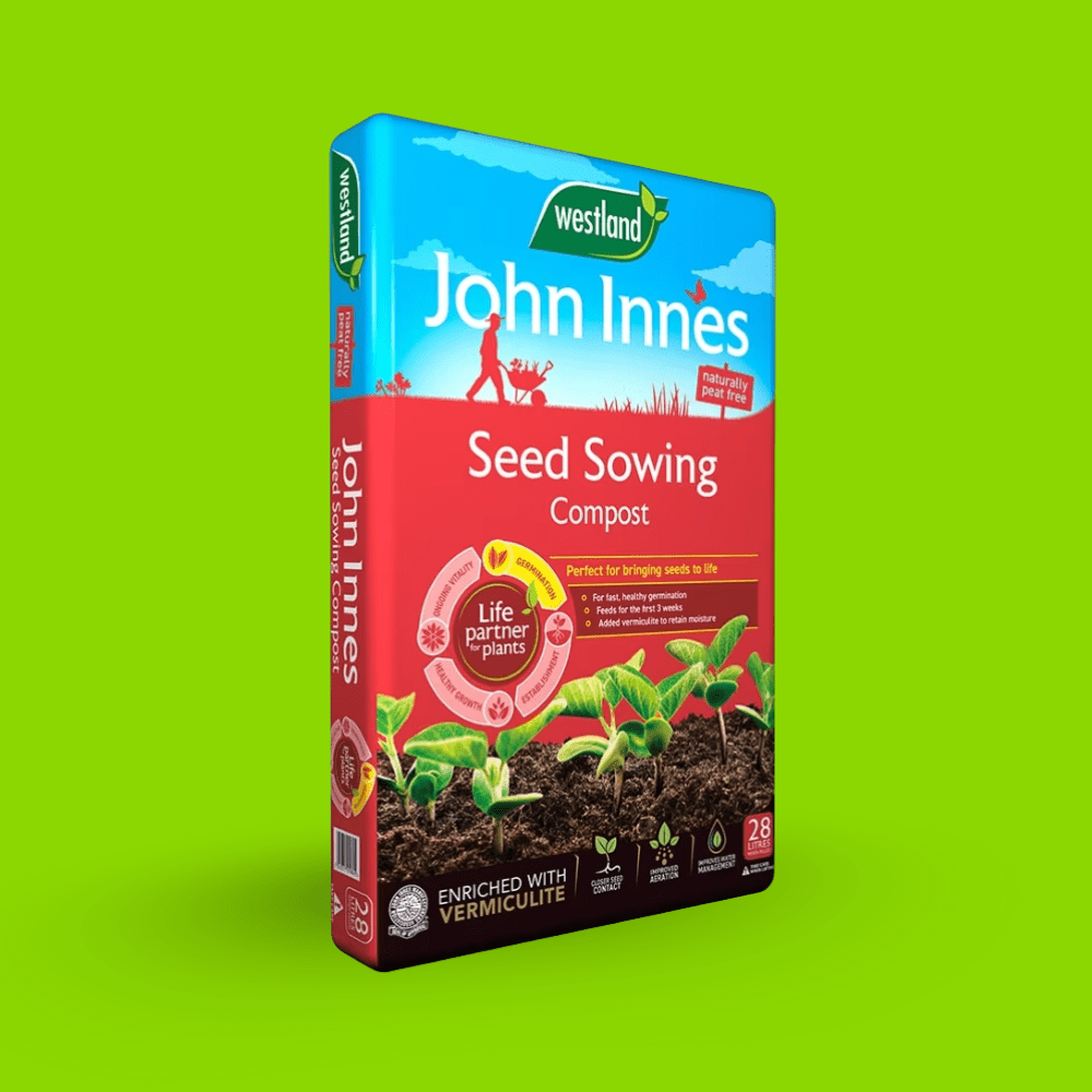 John Innes Peat Free Seed Sowing Compost 28ltr Handy Bag - Dandys Landscape Supplies