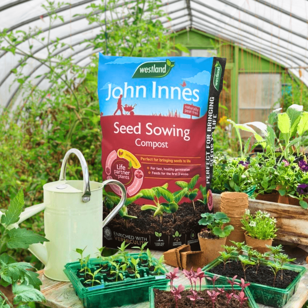 John Innes Peat Free Seed Sowing Compost 28ltr Handy Bag - Dandys Landscape Supplies