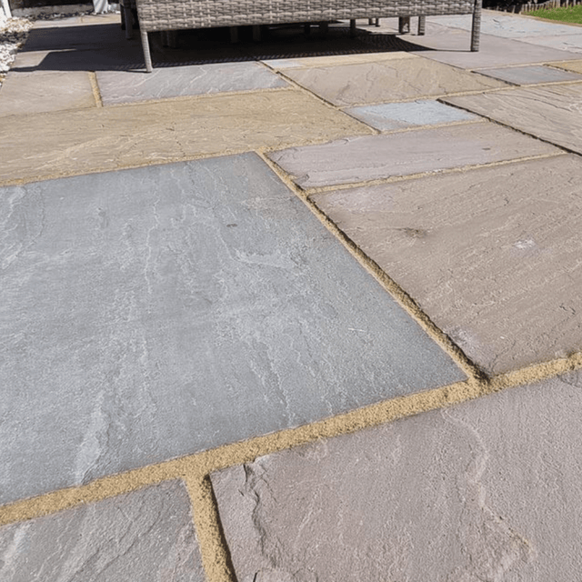 Autumn Brown Natural Stone Paving - Dandy's Topsoil & Landscape Supplies