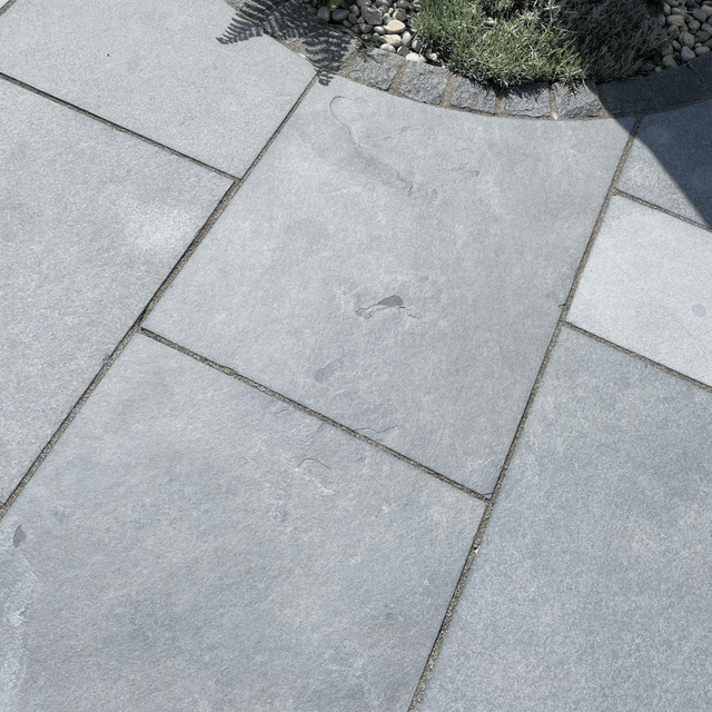 Black Limestone Natural Stone Paving - Dandy's Topsoil & Landscape Supplies