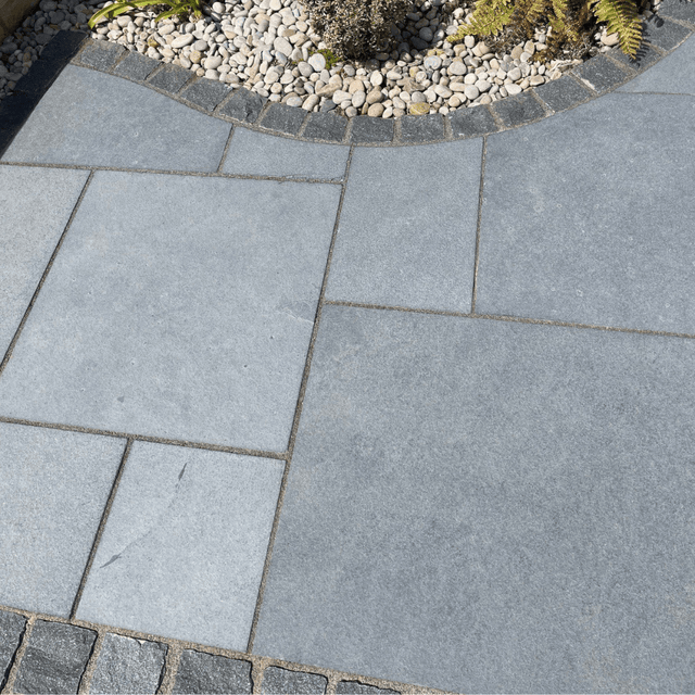 Black Limestone Natural Stone Paving - Dandy's Topsoil & Landscape Supplies