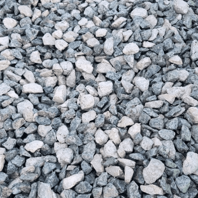 Black and White Limestone Gravel Chippings - Dandys Landscape Supplies