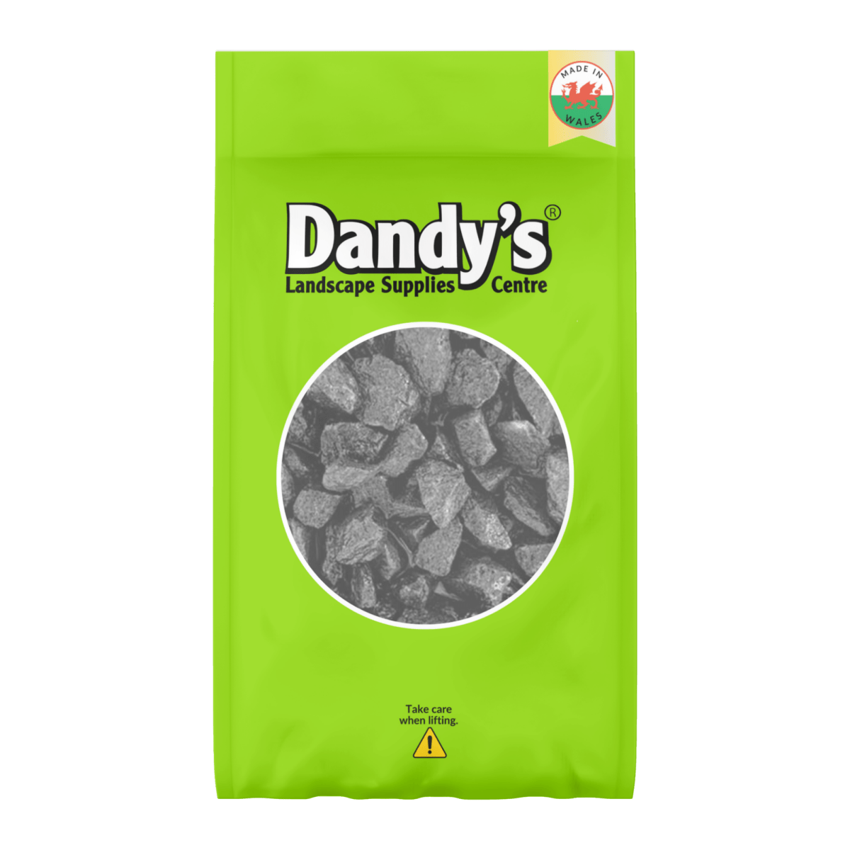 Black Diamond Gravel Chippings - Dandy's Topsoil & Landscape Supplies