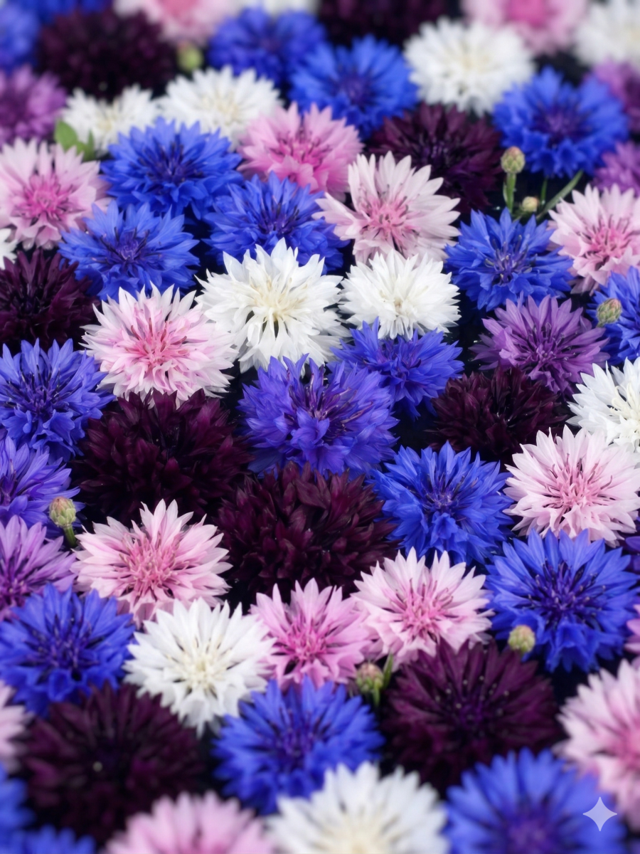 Cornflower Polka Dot Mixed - Dandys Landscape Supplies