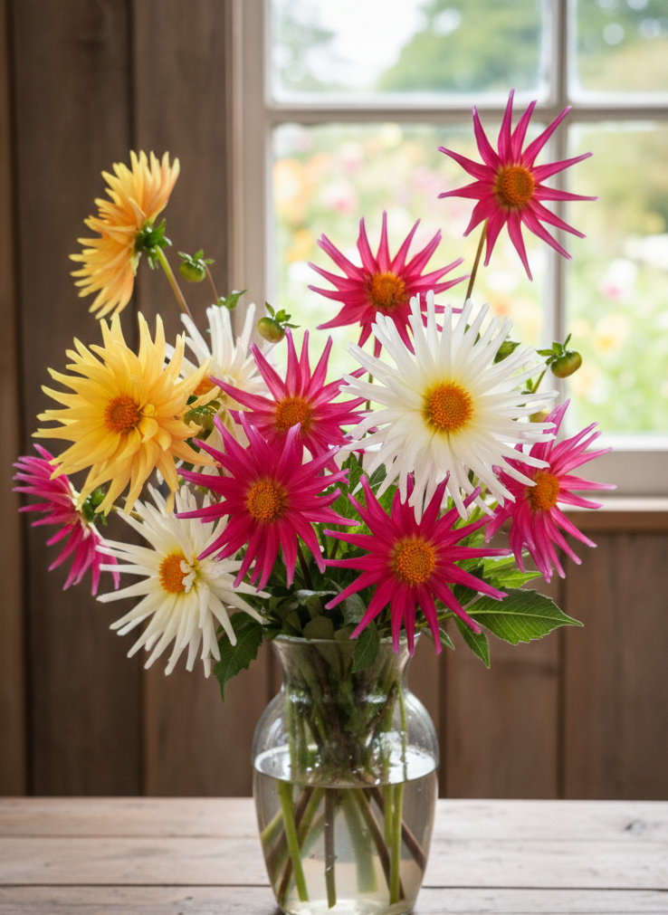 Dahlia Cactus Mixed - Dandys Landscape Supplies