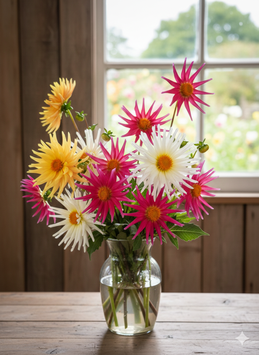 Dahlia Cactus Mixed Seeds - Dandys Landscape Supplies