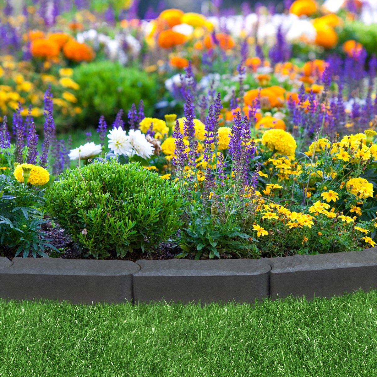 Garden Edging Stomp Edge Border - Graphite - Dandys Landscape Supplies