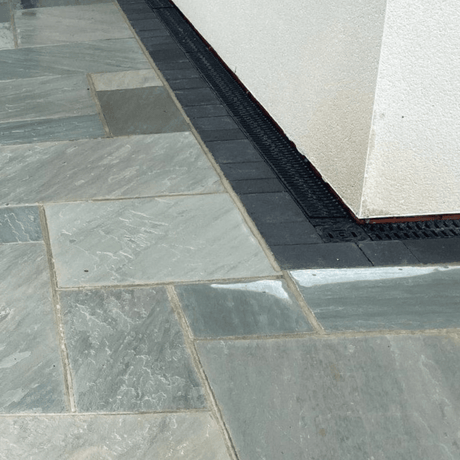 Grey Sandstone Natural Stone Paving - Dandy's Topsoil & Landscape Supplies