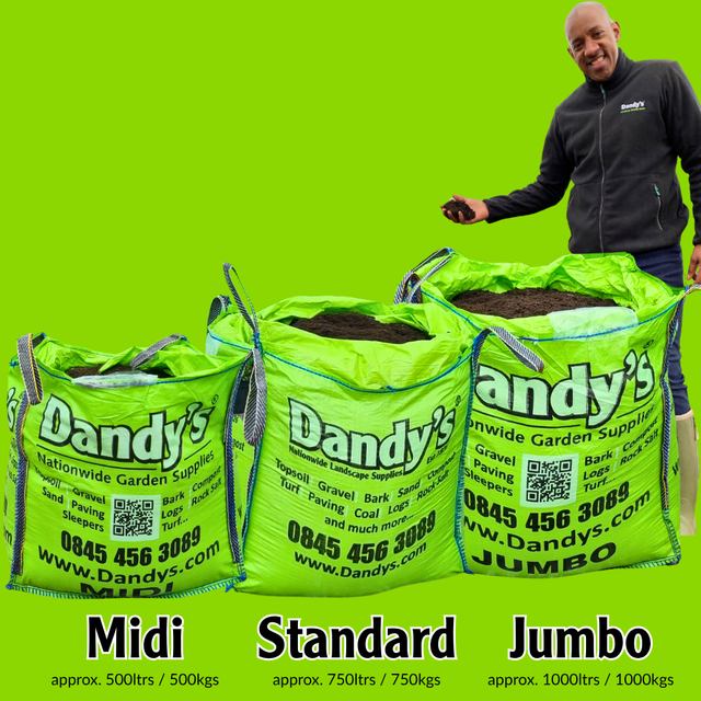 3 sizes of Bulk Bags from Dandy's