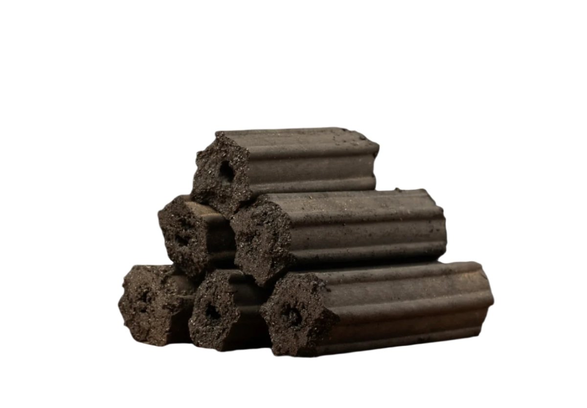 HazelHex 10kg Briquettes - Recycled Hazelnut Shell - Dandys Landscape Supplies