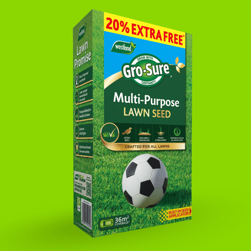 Multi-Purpose Lawn Grass Seed 36m2 - 20% EXTRA FREE