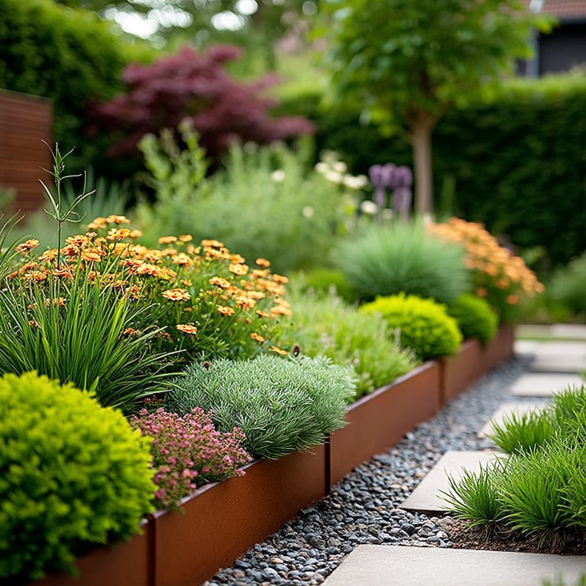 Metal Garden Border Edging – Saw-Tooth Spikes, Pack of 5 - Dandys Landscape Supplies