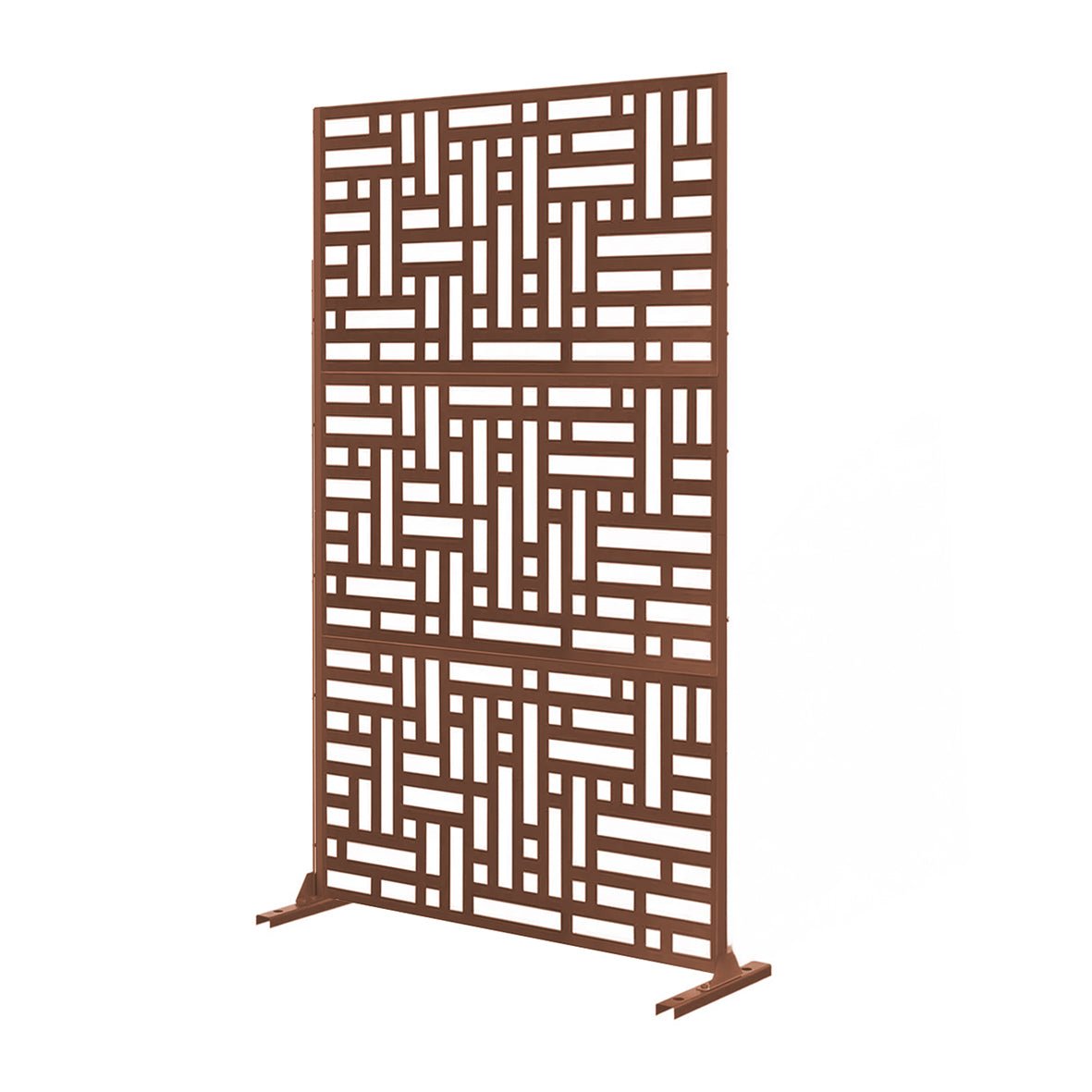 Metal Indoor/Outdoor Privacy Screen 90cm x 180cm - Maze - Dandys Landscape Supplies