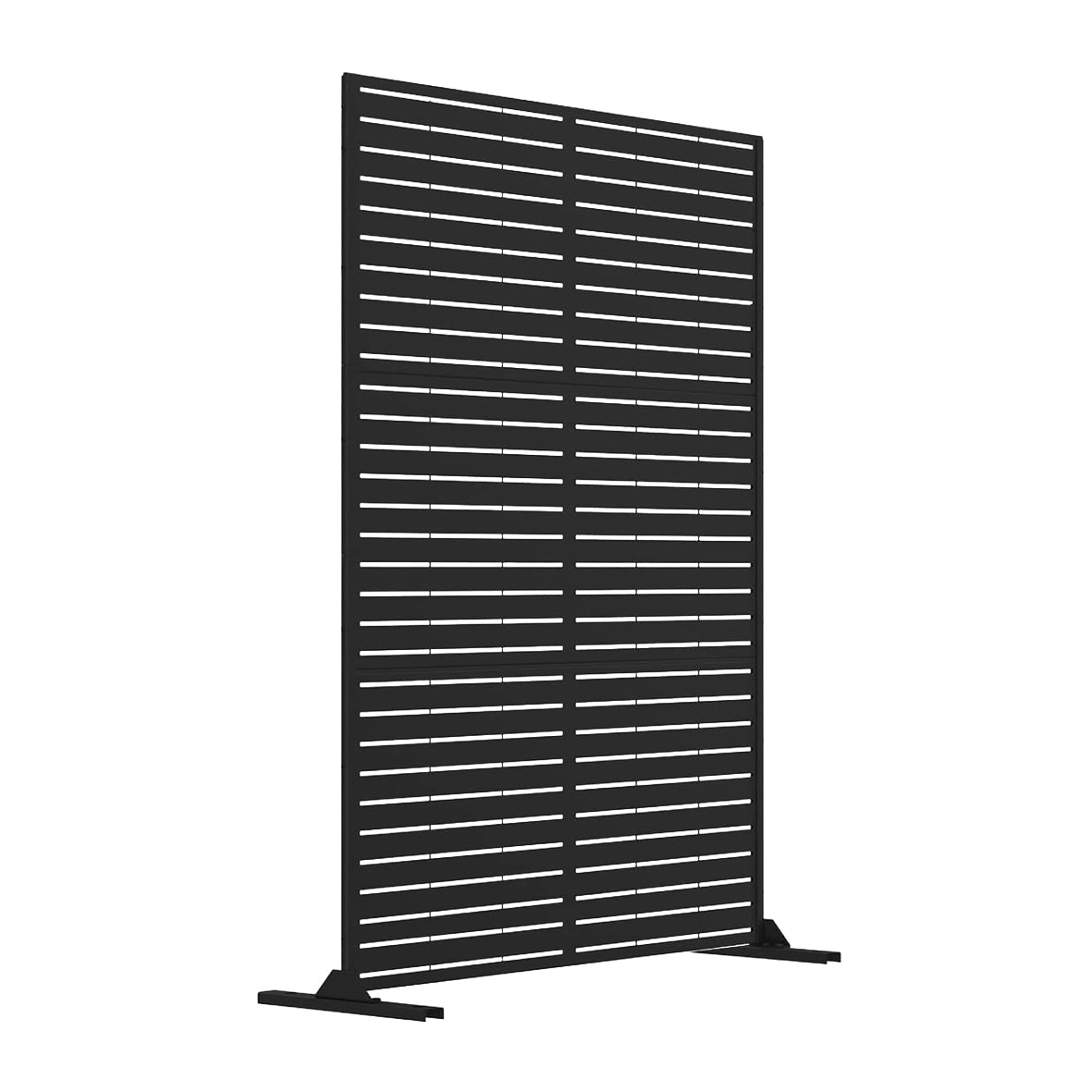 Metal Indoor/Outdoor Privacy Screen 90cm x 180cm - Slats - Dandys Landscape Supplies