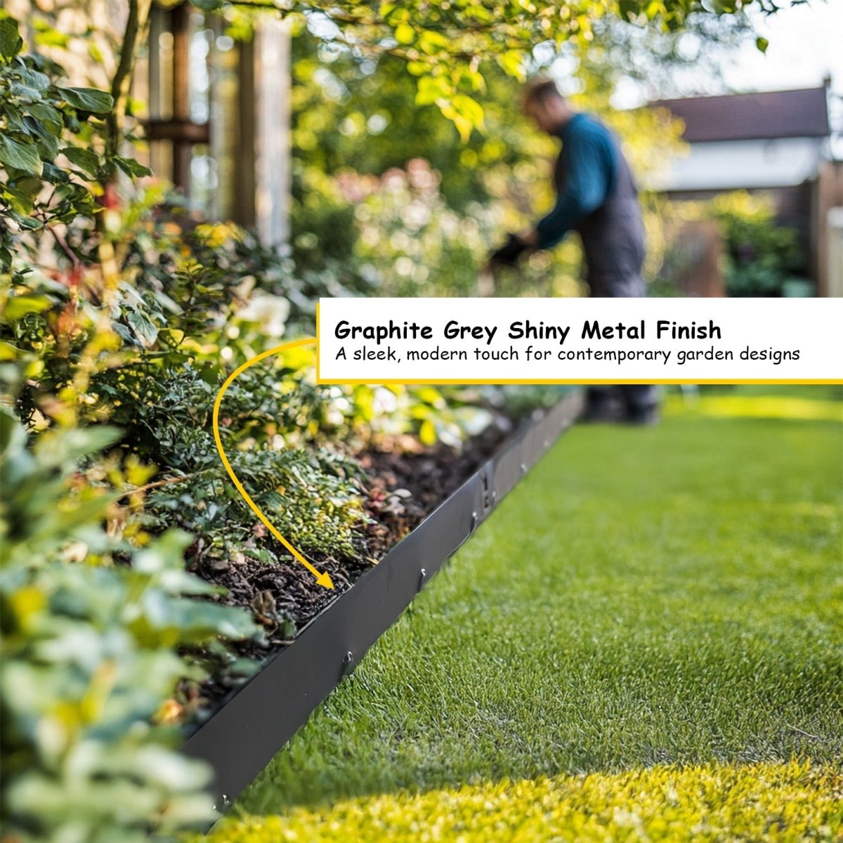 Metal Lawn Edging Garden Border - Dandys Landscape Supplies