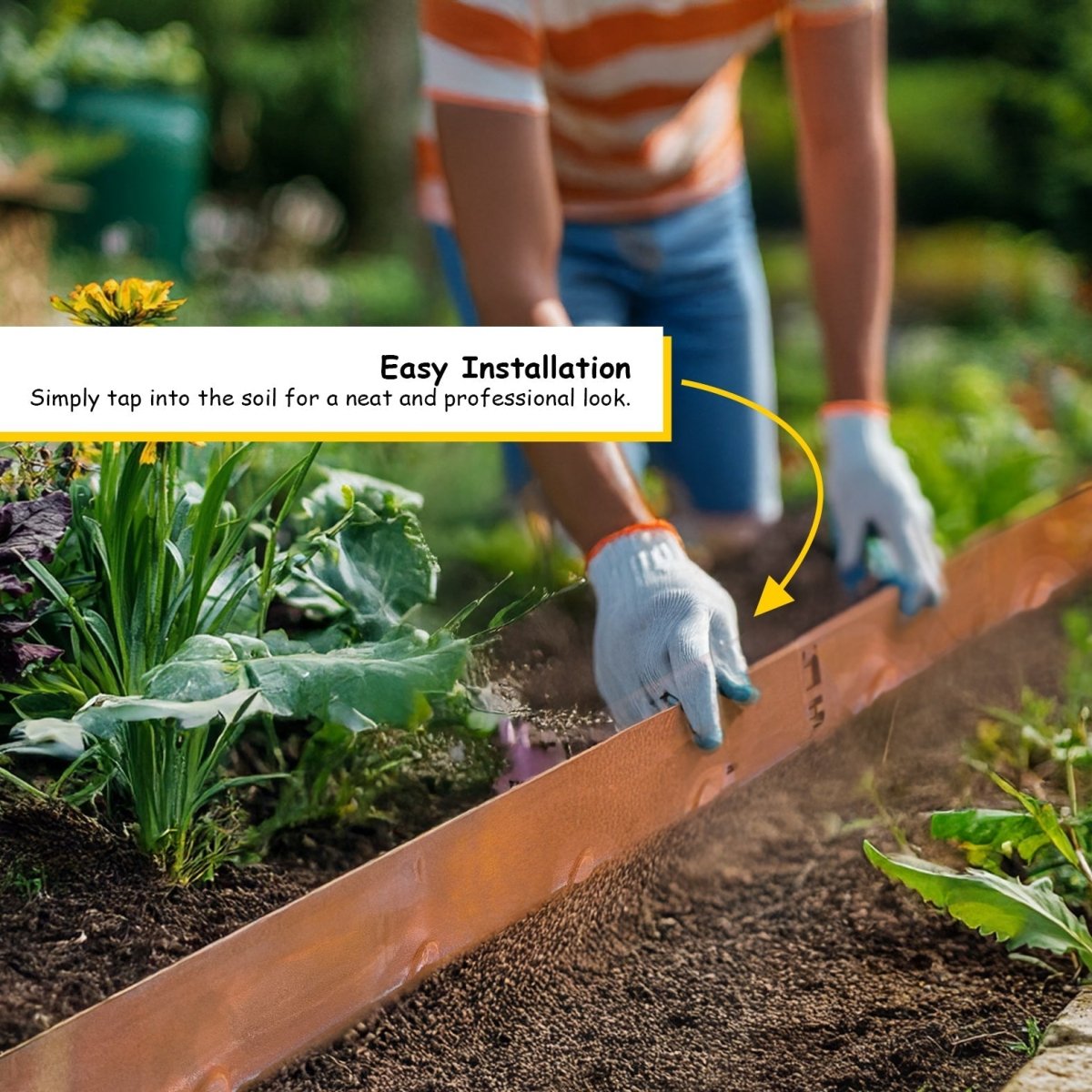 Metal Lawn Edging Garden Border - Dandys Landscape Supplies