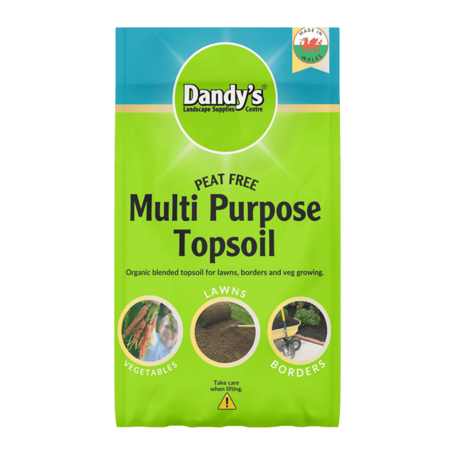 Multi Purpose Welsh Topsoil handy bags, by Dandys Landscape Supplies