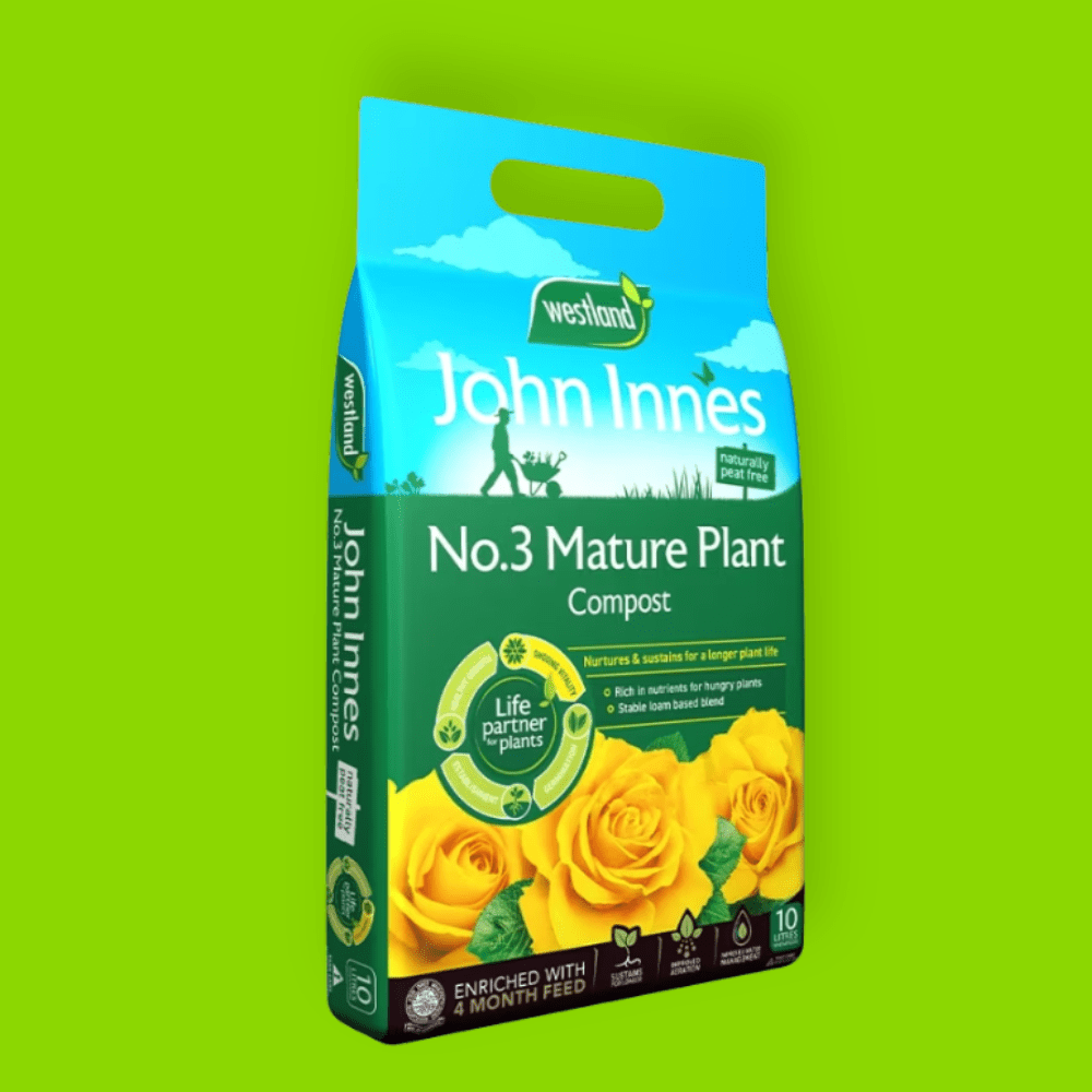 Add - on John Innes Peat Free No.3 Mature Plant Compost 10ltr - Dandy's Topsoil & Landscape Supplies