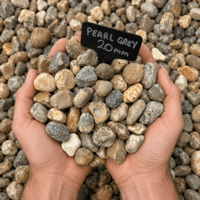 Pearl Grey Gravel - Dandy's Topsoil & Landscape Supplies