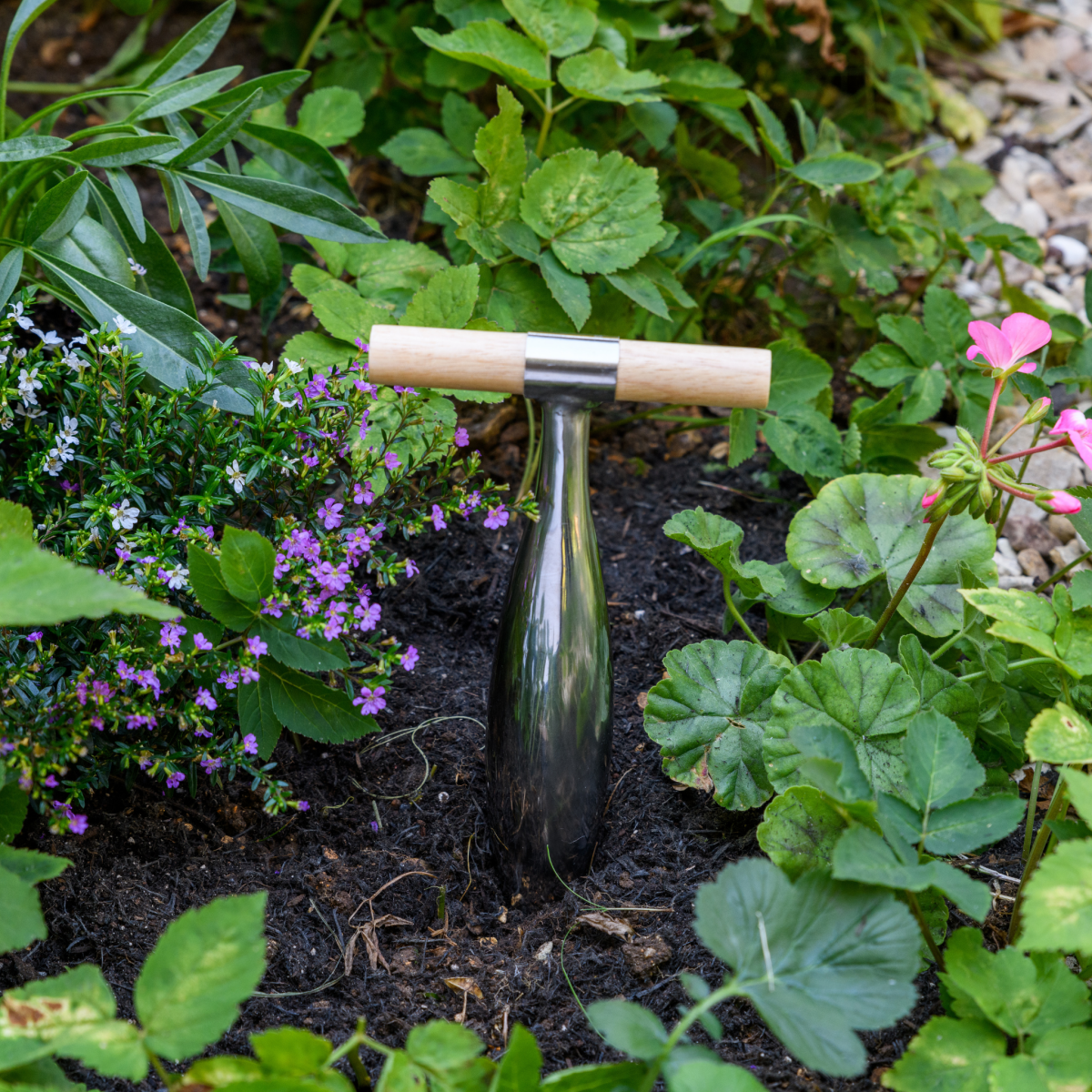 RHS Endorsed Stainless Steel Dibber by Burgon & Ball - Dandys Landscape Supplies