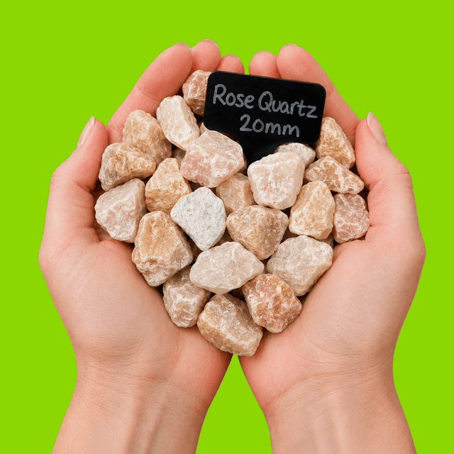 Rose Quartz Chippings Bulk Bag - Dandys Landscape Supplies