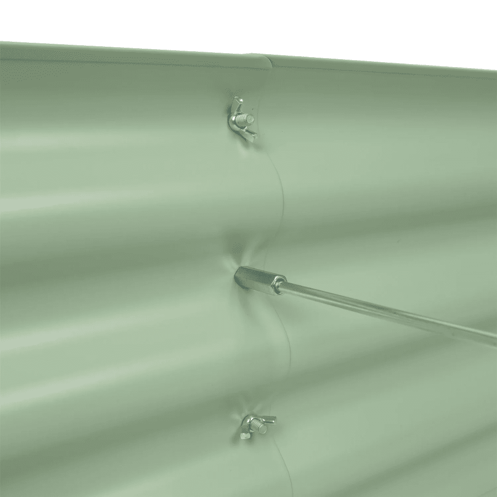 Rounded Galvanised Steel Raised Garden Bed - Dandys Landscape Supplies