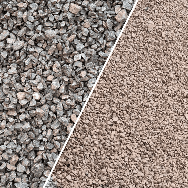 Salmon Grey Limestone Gravel Chippings - Dandys Landscape Supplies
