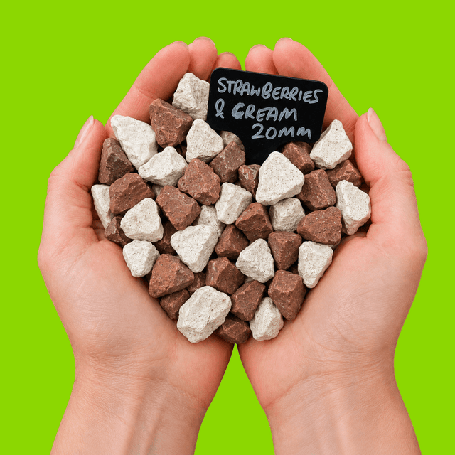 Strawberries and Cream Gravel Bulk Bag | Dandys