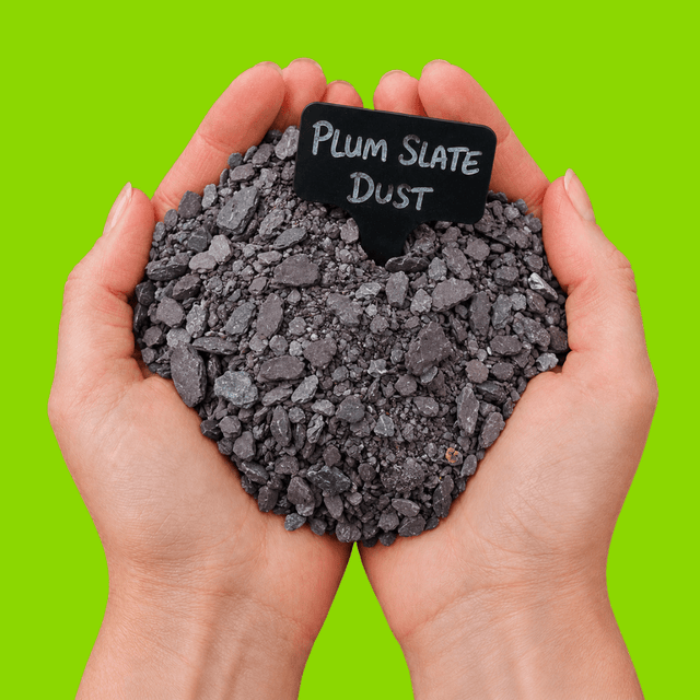 Welsh Plum Crushed Slate Chippings 10mm to dust - Dandy's Topsoil & Landscape Supplies