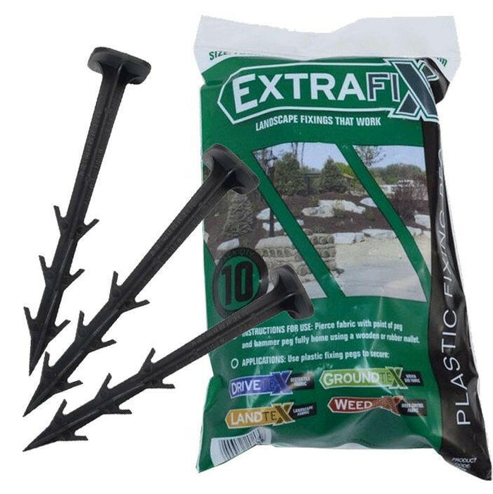 Add-on Extra Fix Plastic Fixing Pegs - pack of 10 | Dandys